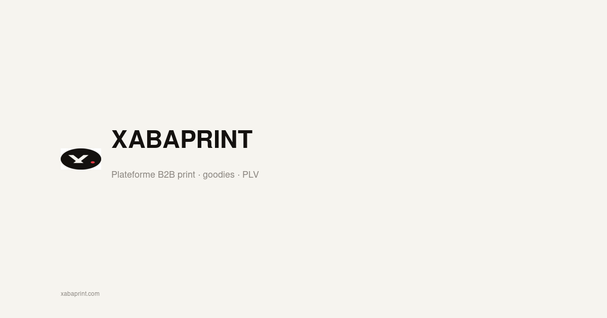 Visuel de partage XABAPRINT