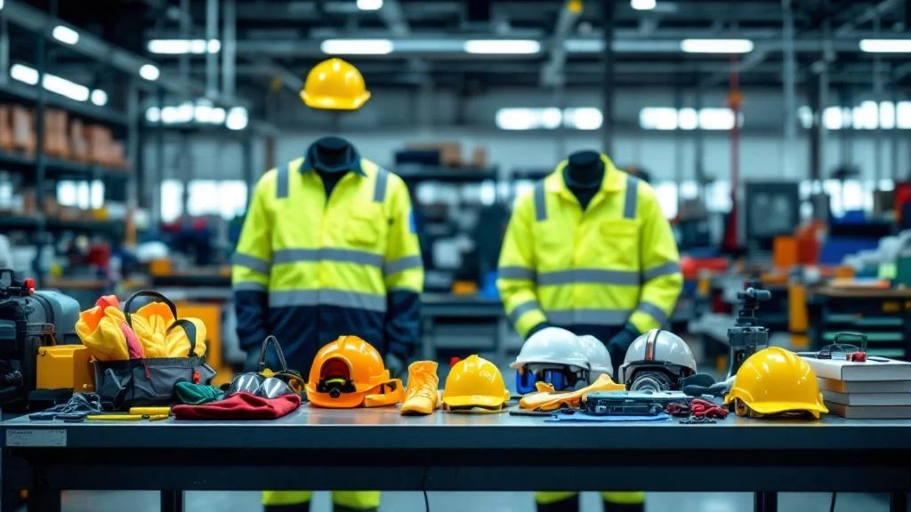 Combinaison de travail professionnelle personnalisable pour entreprise avec équipements de sécurité