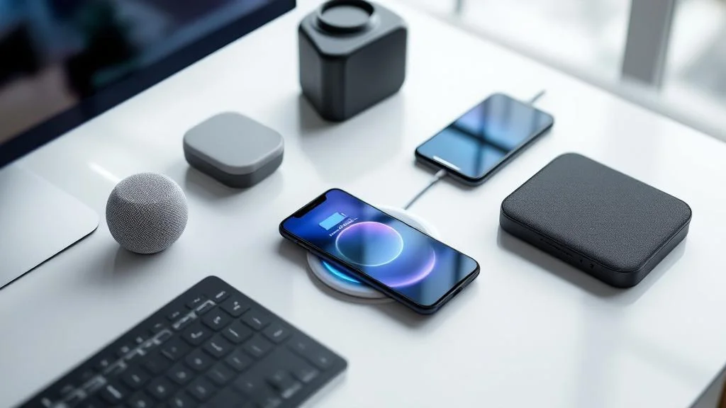 Accessoires high-tech professionnels pour communication d'entreprise et objets publicitaires connectés