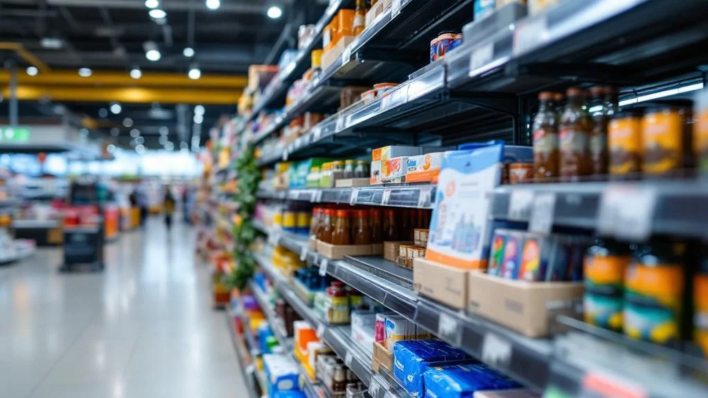 Système de stop-rayon professionnel pour optimisation merchandising en magasin