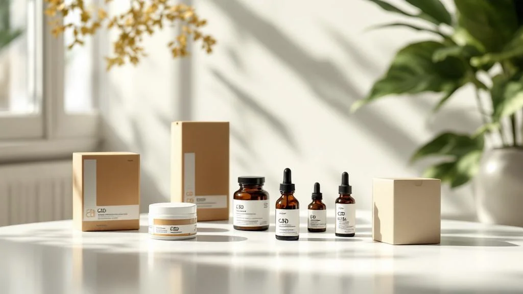 Packaging CBD conforme aux normes réglementaires 2026 avec étiquetage technique obligatoire