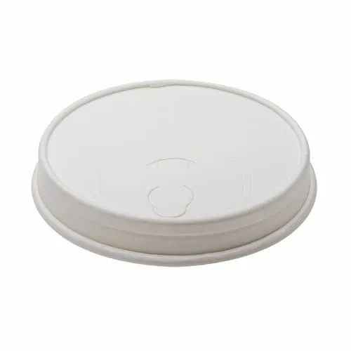 Couvercle Carton Écologique 300ml Blanc - Gobelet Jetable Professionnel