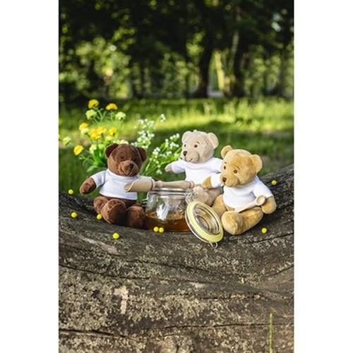 Ours en Peluche Personnalisable avec T-shirt Publicitaire 15 cm