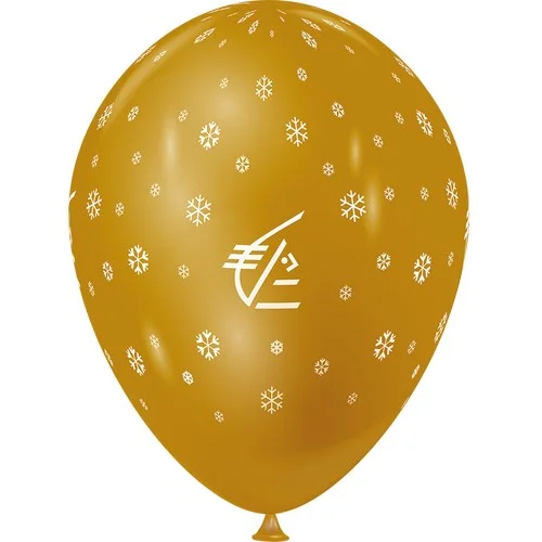 Ballons publicitaires diamètre 25/29cm imprimés sur 1 face en 1 couleur, par sérigraphie