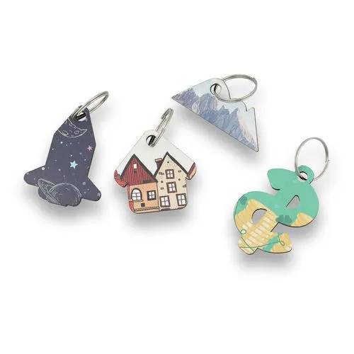 PORTE-CLÉS BOIS - EUROPE