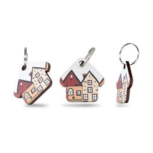 PORTE-CLÉS BOIS - EUROPE