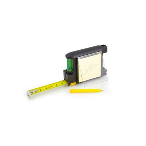 Mètre-ruban multifonction 2m avec carnet et stylo personnalisable
