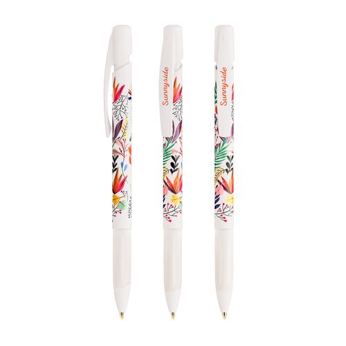 Stylo Bille Personnalisable Media Clic Grip - Mécanisme Rétractable