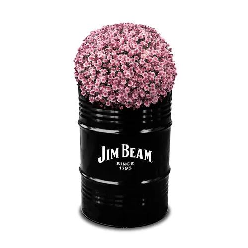 Jardinière Baril Acier 120L Personnalisable Full Colour