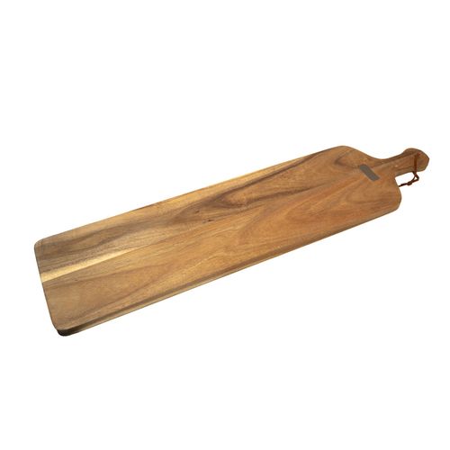 Planche à découper XXL en acacia massif personnalisable 80 cm