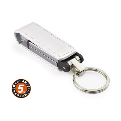 Clé USB 32 Go Métal et Simili-Cuir - USB 3.0 Personnalisable
