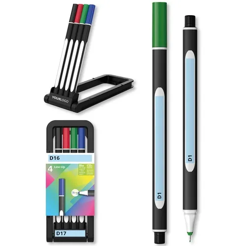 Coffret Line-Up 4 Stylos Feutres Personnalisables - Dès 100 ex.