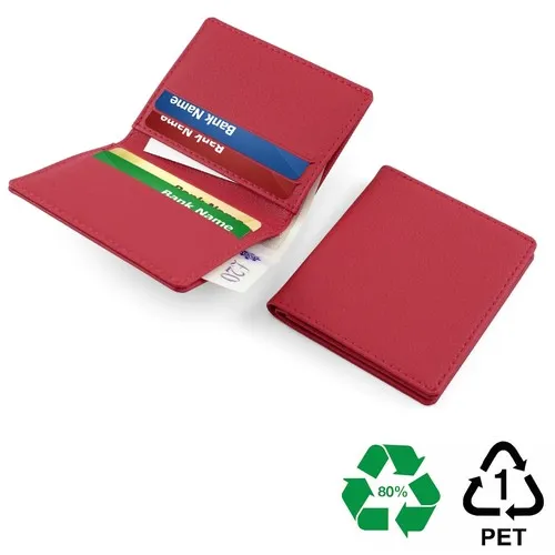 Porte-cartes publicitaire en rPET recyclé - 6 cartes