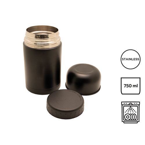 Bento Isotherme 750ml Acier Inox - Personnalisable par Sérigraphie