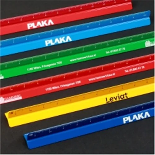 Règle personnalisée publicitaire - Sérigraphie couleurs RAL