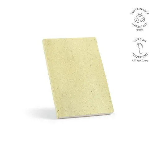 Carnet Lewis couverture en feuille de maïs,196p recyclées 80g/m²