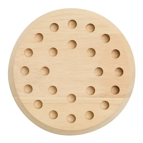 Jeu de Mémoire en Bois Personnalisable - Plateau Rond 24 Pièces