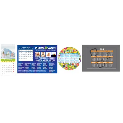 Calendrier magnétique personnalisé - Support publicitaire multifonction