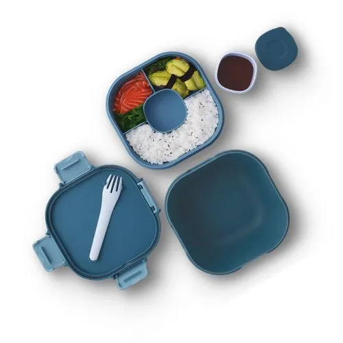Lunch Box Multi-Compartiments 1700ml Personnalisable avec Couverts