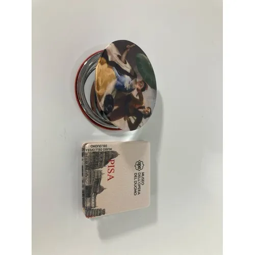 Miroir de poche personnalisable avec étui microfibre