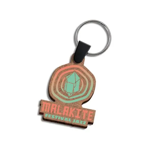 Porte-clés personnalisé MDF 3mm - Découpe sur mesure dès 100 ex