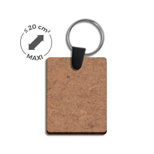Porte-clés personnalisé MDF 3mm - Découpe sur mesure dès 100 ex