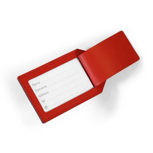 Porte-étiquet.cuir MILOU