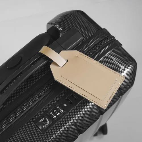 Porte-étiquet.cuir MILOU