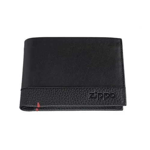 Zippo Nappa Bi-Fold Wallet Black