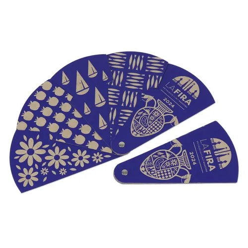 Éventail personnalisé avec sérigraphie - Communication visuelle originale