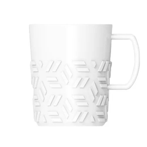 Mug Prestige Relief 230ml Or Nanométallique - Porcelaine Haut de Gamme