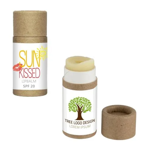 Mini Baume à Lèvres Écologique en Carton Personnalisable