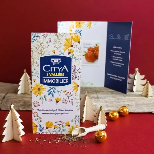 Bocal à Germer Personnalisable - Kit Écologique Publicitaire