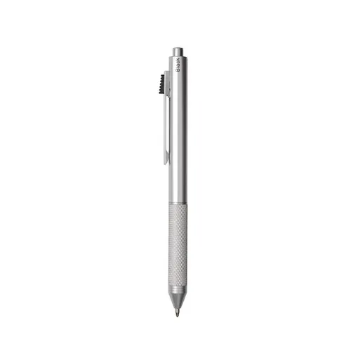 Porte-mine stylo 4 en 1 personnalisable - Argenté