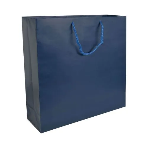 Sac Shopper Luxe Papier Laminé avec Soufflet - Personnalisable