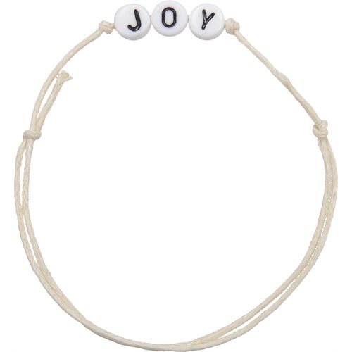 Bracelet Alphabet Personnalisable en Coton avec Perles