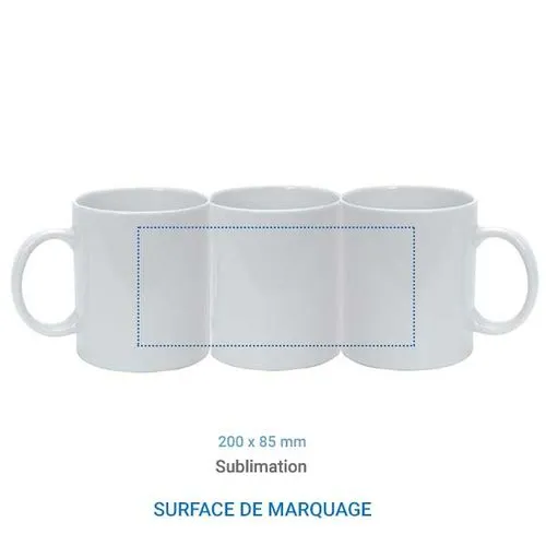 Mug JUMBO blanc - 550 ml