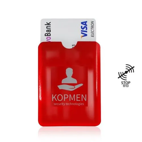 Porte-cartes aluminium anti-RFID personnalisable - Protection premium