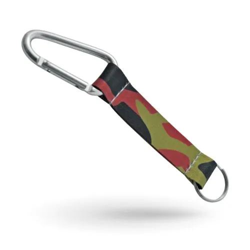 Porte-clés mousqueton + lanière sublimation