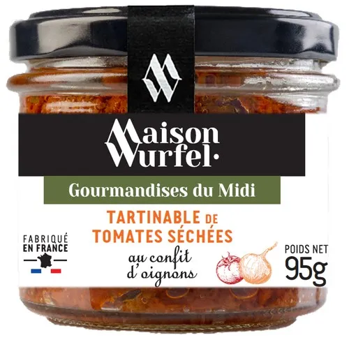 TARTINABLE DE TOMATE SECHEES AU CONFIT D'OIGNONS