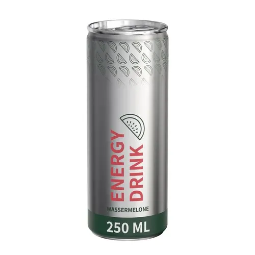 Boisson énergisante Pastèque 250ml personnalisable - Canette alu