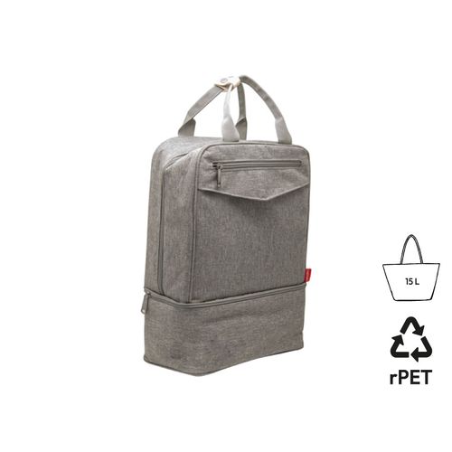 Sac à dos isotherme RPET personnalisable - Double compartiment 15L