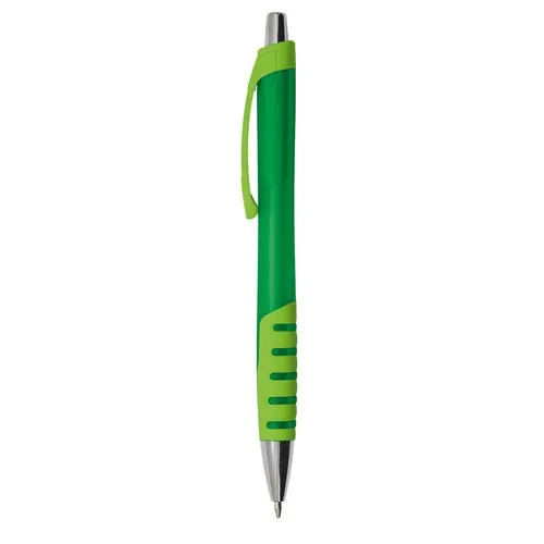 Stylo Bille Publicitaire en Plastique Vert - Personnalisable