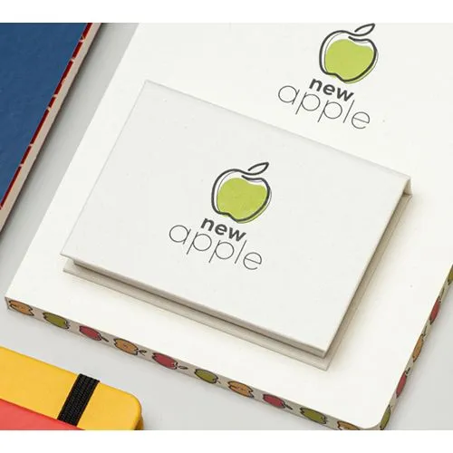 Set de Notes Autocollantes Écologiques en Papier Pomme Recyclé