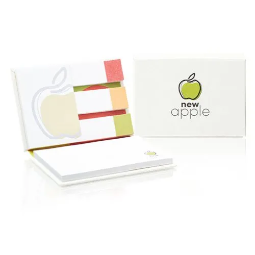 Set de Notes Autocollantes Écologiques en Papier Pomme Recyclé