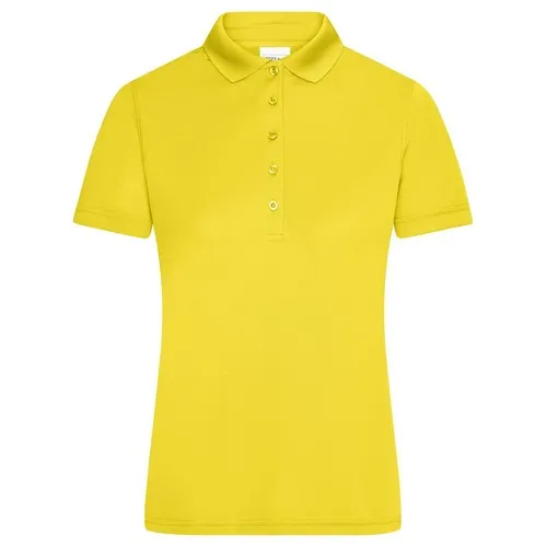 Polo micro polyester femme