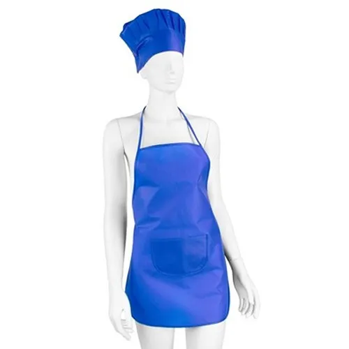 Set de cuisine, tablier de cuisine avec capuchon de cuisine, taille des enfants | Nedina