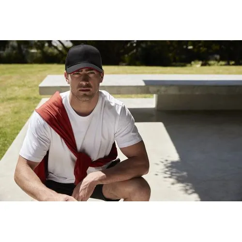 Casquette 5 pans en coton biologique classique EarthAware® - visière sandwich