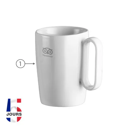 Calypso 250ml Tasse à café en céramique STOCK FRA