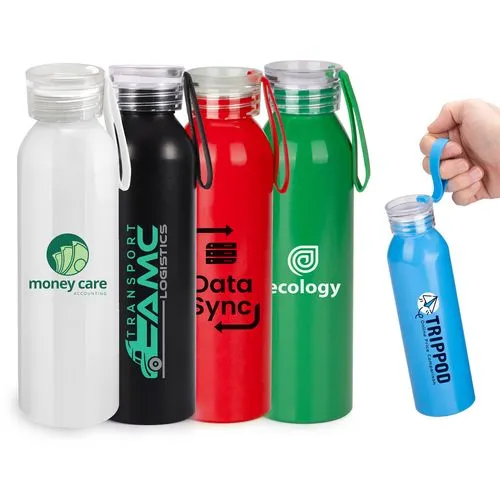 Gourde Aluminium Recyclé 600ml - Personnalisable par Sérigraphie